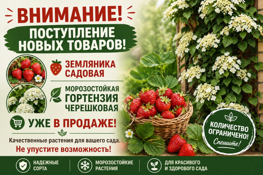 Поступление новых товаров